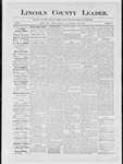 Lincoln County Leader, 02-02-1884