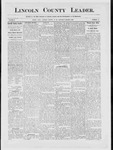Lincoln County Leader, 03-08-1884