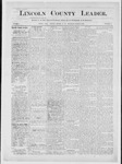 Lincoln County Leader, 03-22-1884 by Lincoln County Publishing Company