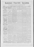 Lincoln County Leader, 04-12-1884 by Lincoln County Publishing Company