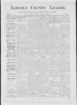 Lincoln County Leader, 05-03-1884 by Lincoln County Publishing Company