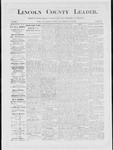 Lincoln County Leader, 05-10-1884 by Lincoln County Publishing Company