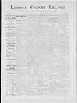 Lincoln County Leader, 06-14-1884 by Lincoln County Publishing Company