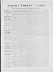 Lincoln County Leader, 07-05-1884