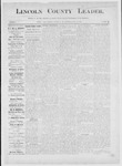 Lincoln County Leader, 07-12-1884