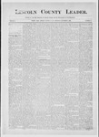 Lincoln County Leader, 09-06-1884 by Lincoln County Publishing Company
