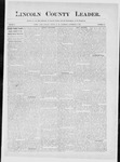 Lincoln County Leader, 09-27-1884 by Lincoln County Publishing Company