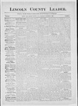 Lincoln County Leader, 12-13-1884 by Lincoln County Publishing Company