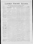 Lincoln County Leader, 12-20-1884 by Lincoln County Publishing Company