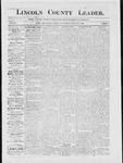Lincoln County Leader, 02-21-1885 by Lincoln County Publishing Company