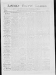 Lincoln County Leader, 06-13-1885 by Lincoln County Publishing Company