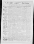 Lincoln County Leader, 06-20-1885 by Lincoln County Publishing Company