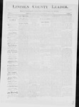 Lincoln County Leader, 08-01-1885 by Lincoln County Publishing Company