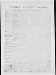 Lincoln County Leader, 11-14-1885 by Lincoln County Publishing Company