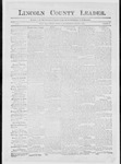 Lincoln County Leader, 01-09-1886 by Lincoln County Publishing Company