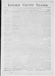 Lincoln County Leader, 01-16-1886 by Lincoln County Publishing Company