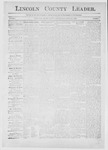 Lincoln County Leader, 02-06-1886 by Lincoln County Publishing Company