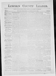 Lincoln County Leader, 02-13-1886 by Lincoln County Publishing Company