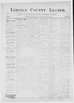 Lincoln County Leader, 05-15-1886 by Lincoln County Publishing Company