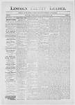 Lincoln County Leader, 05-22-1886 by Lincoln County Publishing Company