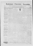 Lincoln County Leader, 06-05-1886 by Lincoln County Publishing Company