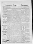 Lincoln County Leader, 06-12-1886 by Lincoln County Publishing Company