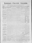 Lincoln County Leader, 07-03-1886 by Lincoln County Publishing Company