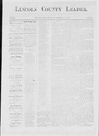 Lincoln County Leader, 07-10-1886 by Lincoln County Publishing Company
