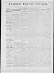 Lincoln County Leader, 07-24-1886 by Lincoln County Publishing Company