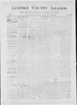 Lincoln County Leader, 09-11-1886 by Lincoln County Publishing Company