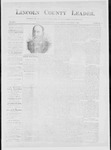 Lincoln County Leader, 09-25-1886 by Lincoln County Publishing Company