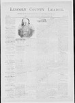 Lincoln County Leader, 10-02-1886 by Lincoln County Publishing Company