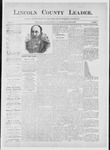Lincoln County Leader, 10-16-1886 by Lincoln County Publishing Company