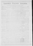 Lincoln County Leader, 10-30-1886 by Lincoln County Publishing Company