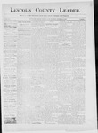 Lincoln County Leader, 11-20-1886 by Lincoln County Publishing Company