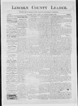 Lincoln County Leader, 12-18-1886 by Lincoln County Publishing Company