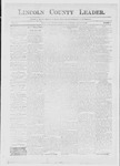 Lincoln County Leader, 01-29-1887 by Lincoln County Publishing Company