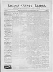 Lincoln County Leader, 02-05-1887 by Lincoln County Publishing Company