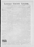 Lincoln County Leader, 03-05-1887 by Lincoln County Publishing Company