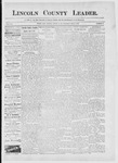 Lincoln County Leader, 04-02-1887 by Lincoln County Publishing Company