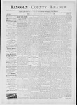 Lincoln County Leader, 04-16-1887 by Lincoln County Publishing Company