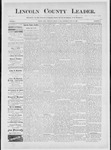 Lincoln County Leader, 06-18-1887 by Lincoln County Publishing Company