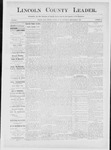 Lincoln County Leader, 09-03-1887 by Lincoln County Publishing Company