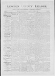 Lincoln County Leader, 11-05-1887 by Lincoln County Publishing Company