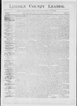 Lincoln County Leader, 12-17-1887 by Lincoln County Publishing Company