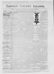 Lincoln County Leader, 01-28-1888 by Lincoln County Publishing Company