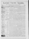 Lincoln County Leader, 06-16-1888 by Lincoln County Publishing Company