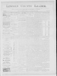 Lincoln County Leader, 06-23-1888 by Lincoln County Publishing Company