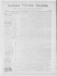 Lincoln County Leader, 07-07-1888 by Lincoln County Publishing Company