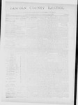 Lincoln County Leader, 08-18-1888 by Lincoln County Publishing Company